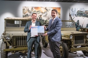 Green Certificate handed over to a customer