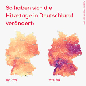 So habe sich die Hitzetage in Deutschland verändert (1)